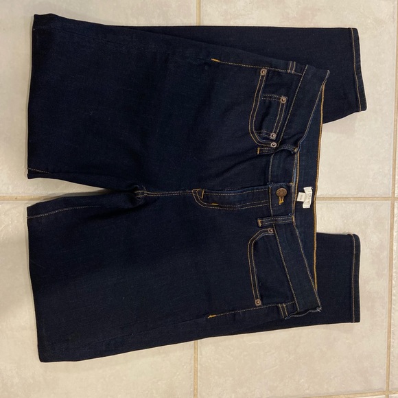 J Crew Dark Wash Mid Rise skinny - Picture 6 of 6